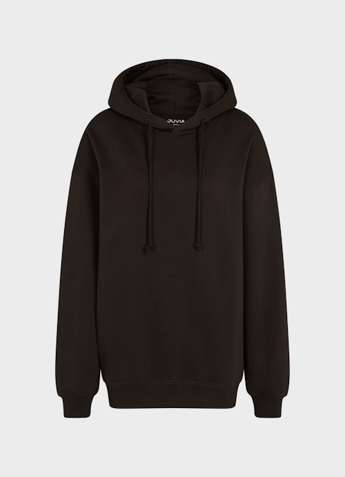 Oversized Fit Hoodies Hoodie bitter chocolate