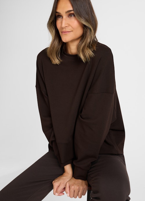 Coupe Loose Fit Pulls sweat-shirt bitter chocolate