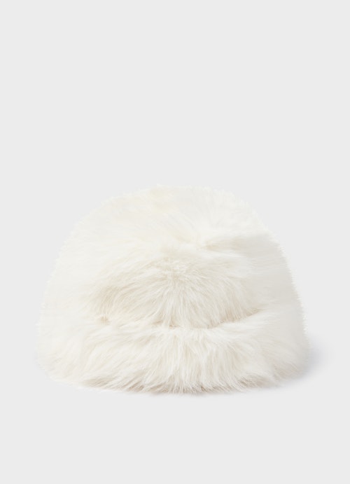 One Size Accessoires Faux Fur - Hut eggshell