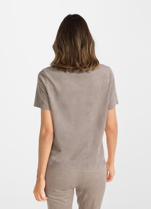 Coupe Loose Fit T-shirts Tech Velours - T-shirt putty