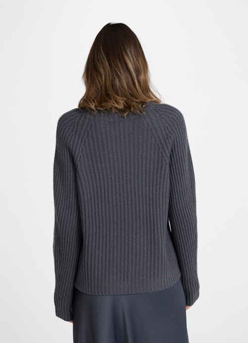 Casual Fit Knitwear Cashmere Blend - Pullover thunder