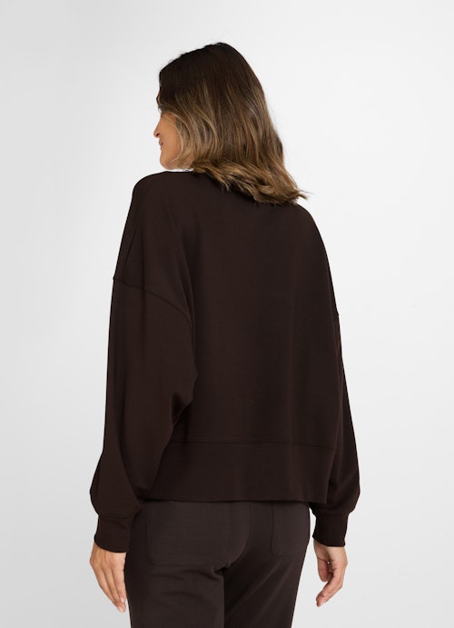 Coupe Loose Fit Pulls sweat-shirt bitter chocolate