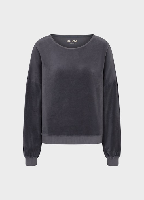 Loose Fit Sweatshirts Velvet - Sweater thunder