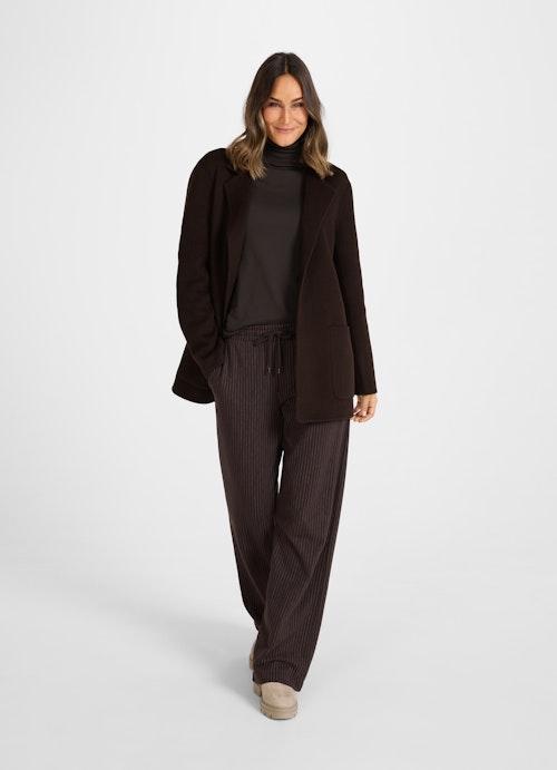 Casual Fit Jacken Doubleface Blazer bitter chocolate