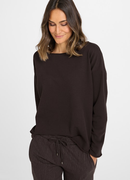 Coupe Loose Fit Pulls Pull-over bitter chocolate