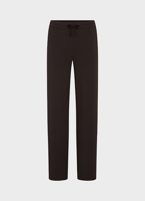 Boot Cut Hosen Wide Leg Fit - Sweatpants bitter chocolate