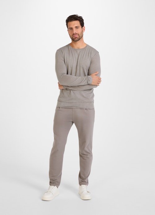 Regular Fit Longsleeves Longsleeve grey flannel