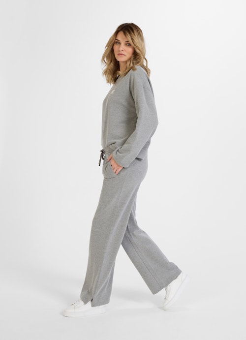 Wide Leg Hosen Wide Leg Fit - Sweatpants steel grey mel.