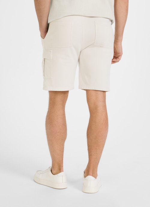 Regular Fit Bermudas Frottee - Bermuda silver stone