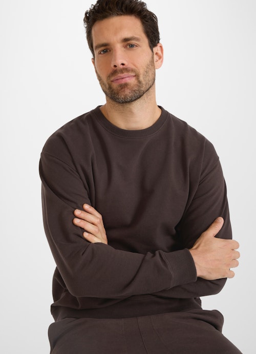 Casual Fit Sweater Sweater bitter chocolate