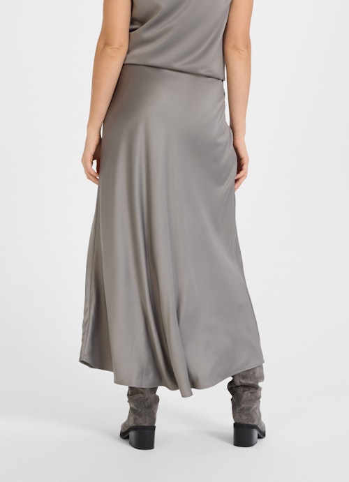 Long Length Röcke Satin - Rock steel grey