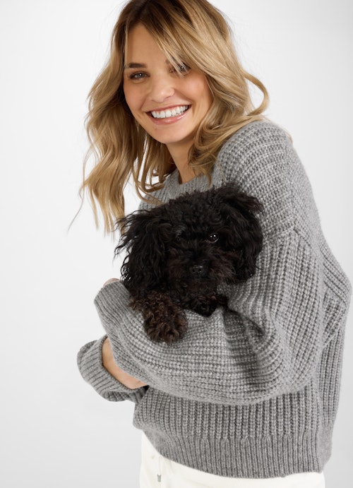 Casual Fit Strick Strick - Pullover steel grey mel.