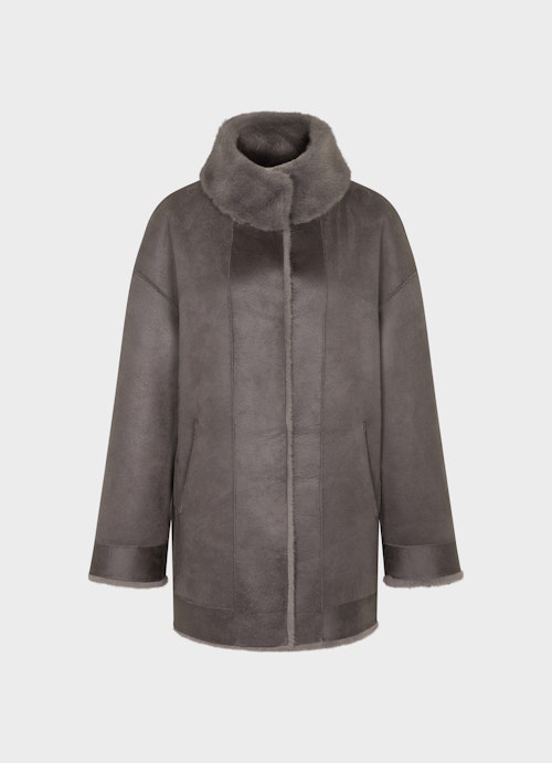 Casual Fit Jacken Faux Fur - Wendejacke plum kitten