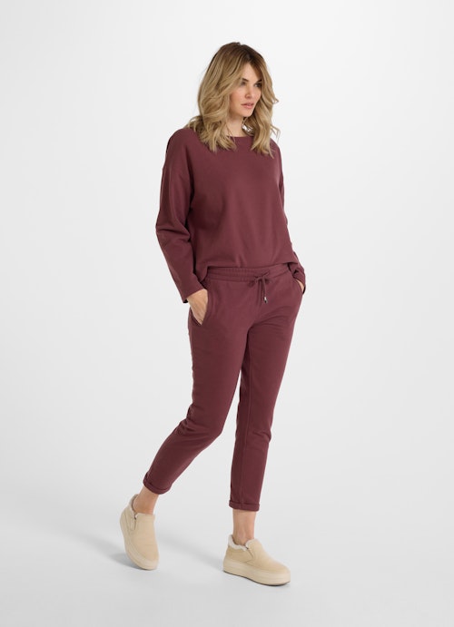 Casual Fit Hosen Casual Fit - Sweatpants grape