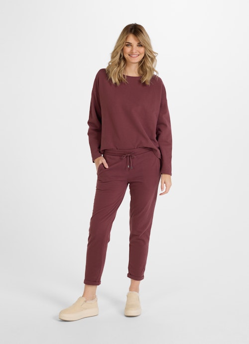 Casual Fit Hosen Casual Fit - Sweatpants grape