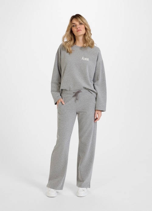 Wide Leg Hosen Wide Leg Fit - Sweatpants steel grey mel.