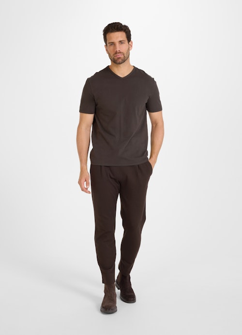 Regular Fit T-Shirts T-Shirt bitter chocolate