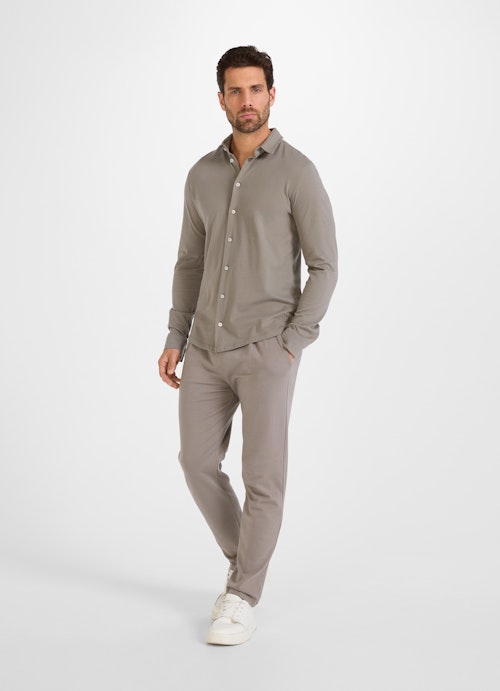 Regular Fit Hemden Hemd grey flannel
