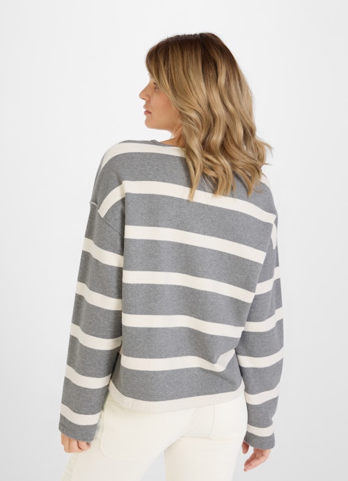 Coupe Loose Fit Sweat-shirts Pull-over steel grey mel.