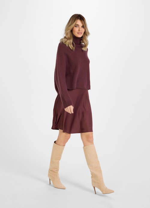 Short Length Röcke Satin - Rock grape