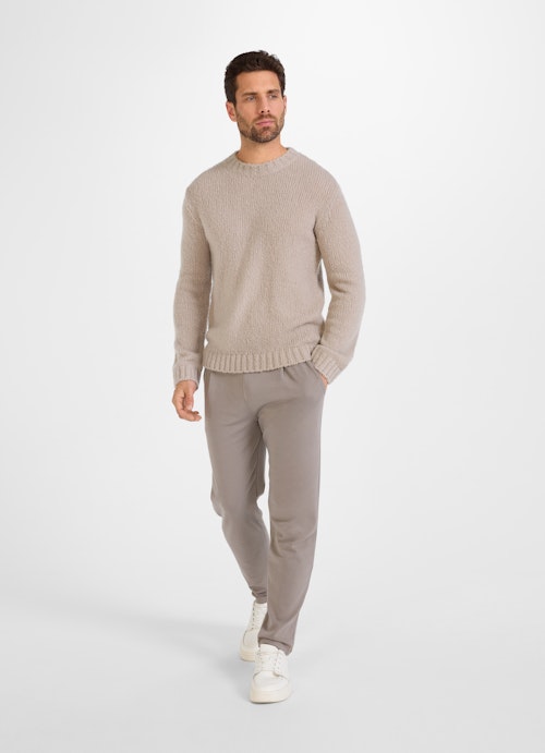 Casual Fit Strick Strick Pullover grey flannel