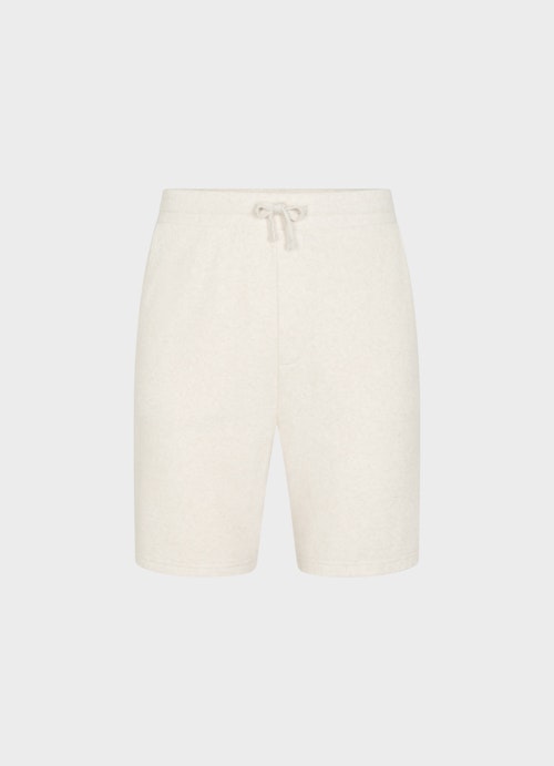 Slim Fit Shorts Terrycloth shorts crème mel.