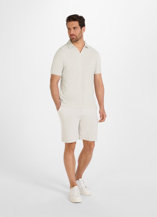 Regular Fit Bermudas Frottee - Bermuda silver stone