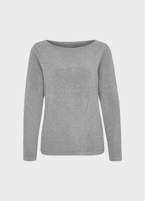 Coupe Regular Fit Sweat-shirts Modal - Manches longues steel grey mel.