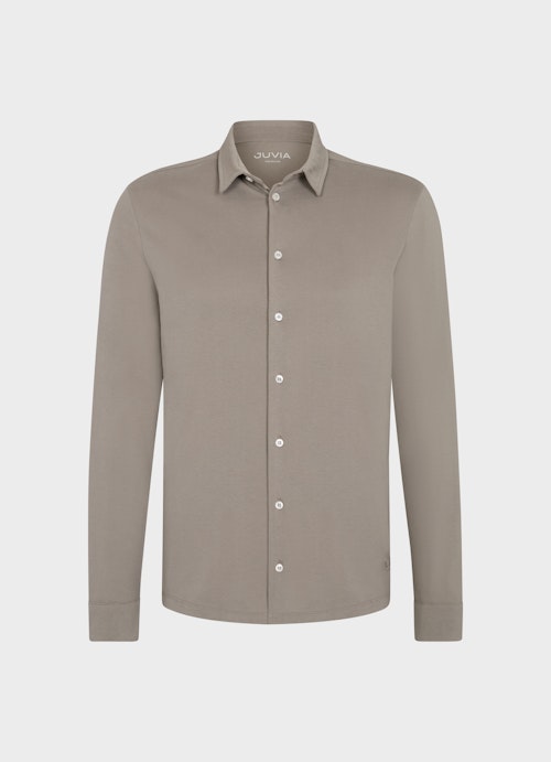 Regular Fit Hemden Hemd grey flannel