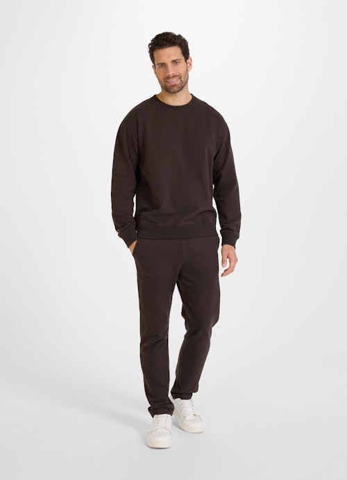 Casual Fit Sweater Sweater bitter chocolate