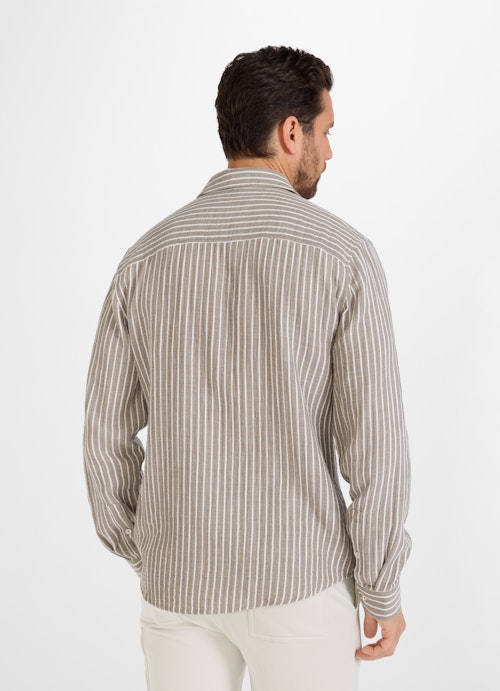 Coupe Regular Fit Chemises Blouse en mousseline dusty olive