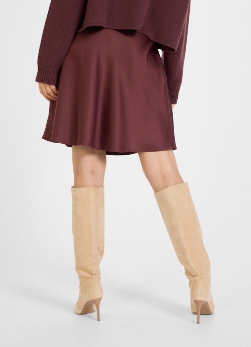 Short Length Röcke Satin - Rock grape