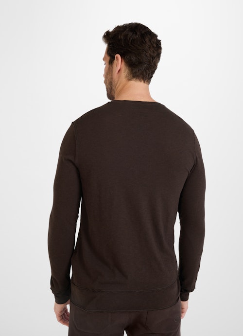 Regular Fit Longsleeves Longsleeve bitter chocolate