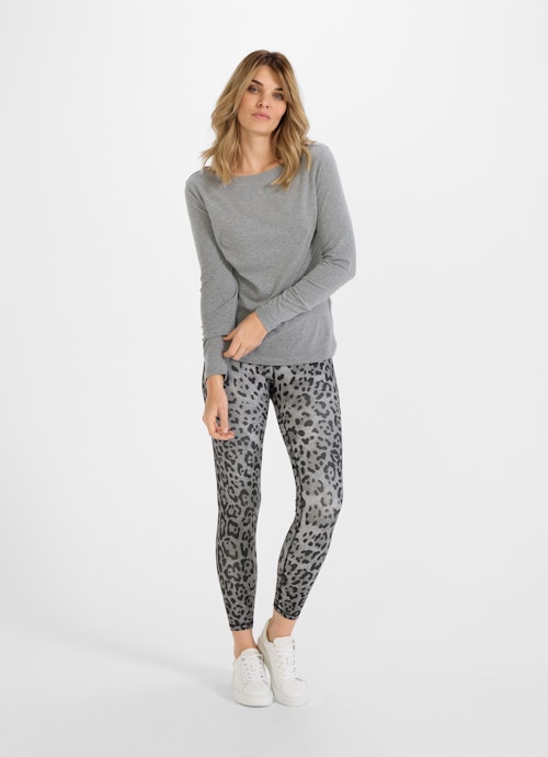 Coupe Regular Fit Sweat-shirts Modal - Manches longues steel grey mel.