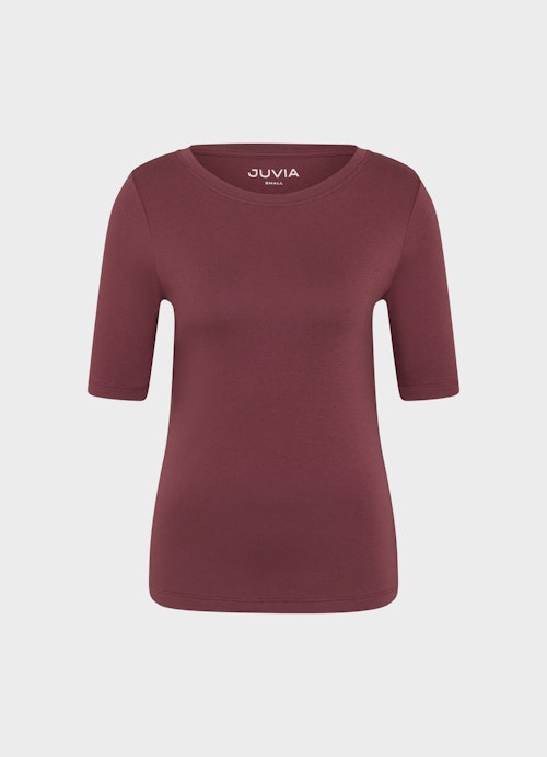 Coupe Slim Fit T-shirts T-shirt en jersey modal grape