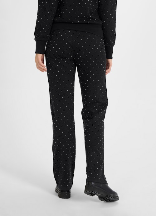 Boot Cut Hosen Wide Leg Fit - Sweatpants black