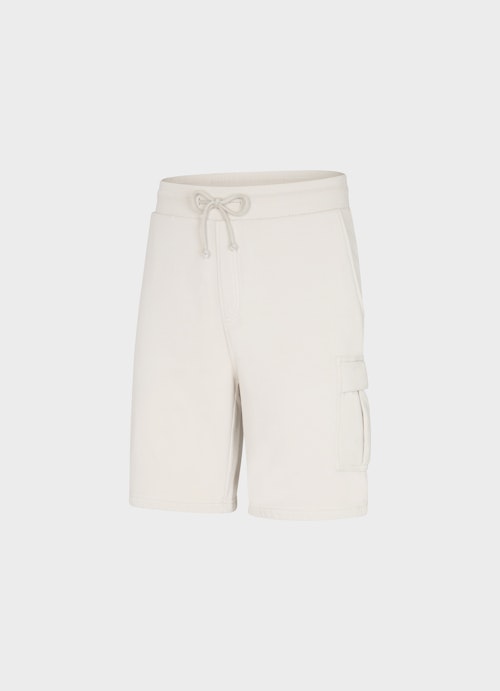 Regular Fit Bermudas Frottee - Bermuda silver stone