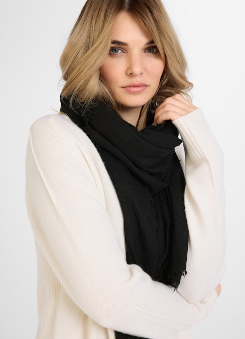 One Size Strick Cashmere - Schal black