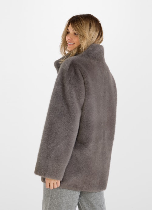 Casual Fit Jacken Faux Fur - Wendejacke plum kitten