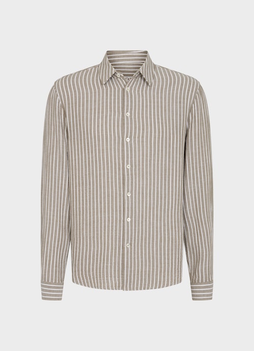 Coupe Regular Fit Chemises Blouse en mousseline dusty olive