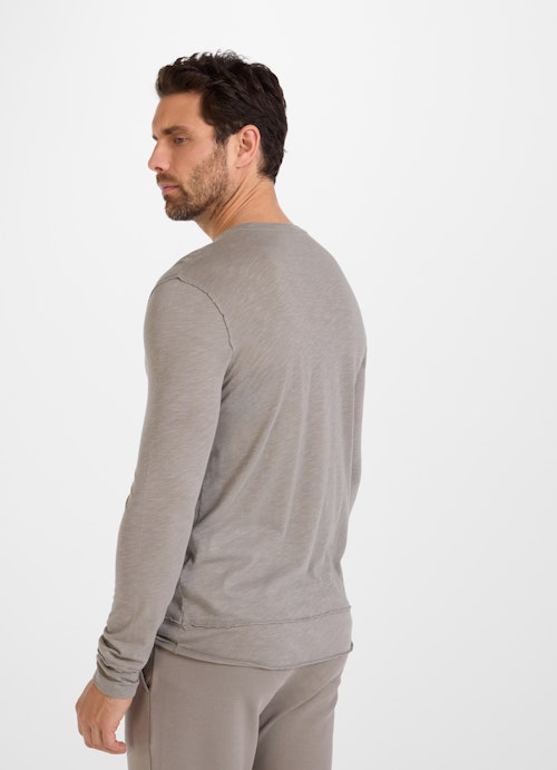 Regular Fit Longsleeves Longsleeve grey flannel