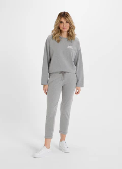 Coupe Casual Fit Pantalons Pantalon de survêtement coupe décontractée steel grey mel.