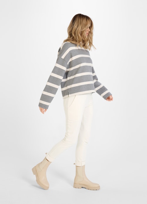 Coupe Loose Fit Sweat-shirts Pull-over steel grey mel.