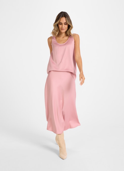 Medium Length Röcke Satin - Rock blush