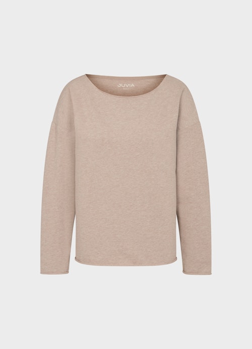 Coupe Loose Fit Sweat-shirts Sweater simply taupe
