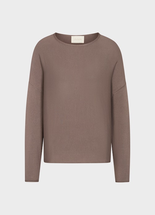 Coupe Casual Fit Sweat-shirts Viscose stretch sweater mink