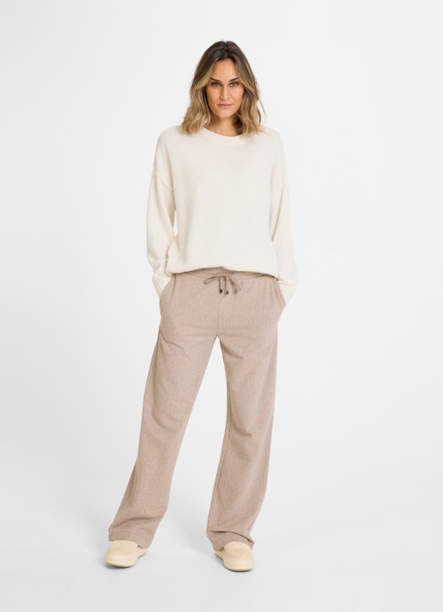 Coupe Wide Leg Pantalons Wide leg fit sweatpants simply taupe