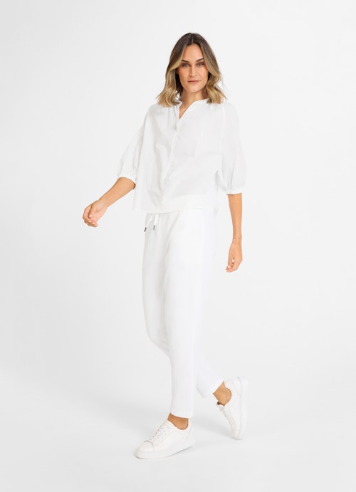 Oversized Fit Sweatshirts Blouse white