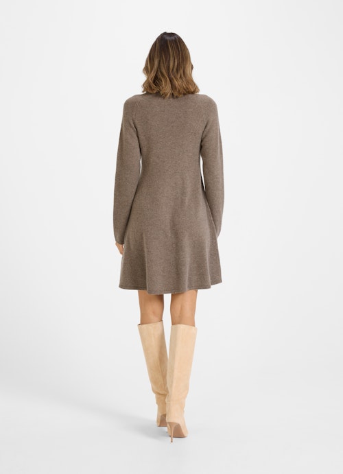 Regular Fit Strick Cashmere Blend - Kleid mink mel.
