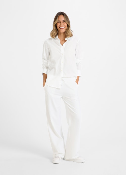 Regular Fit Sweatshirts Blouse white